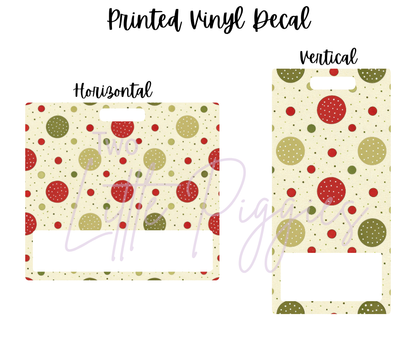 Printed Vinyl - Traditional Christmas