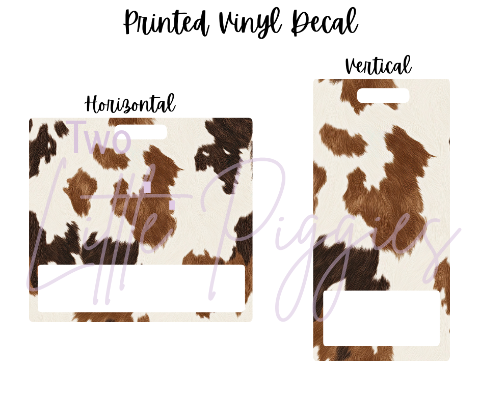 Printed Vinyl - Cowhide Collection