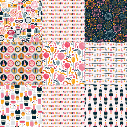 Printed Vinyl - New Year's Celebration