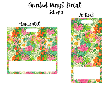 Printed Vinyl - Summer Floral Collection