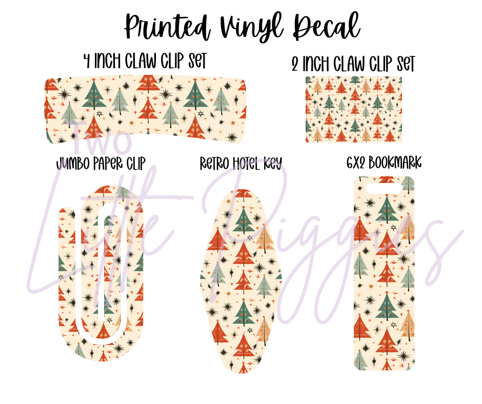 Printed Vinyl - 50s Christmas