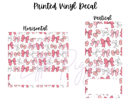 Printed Vinyl - Cutesy Bows Collection