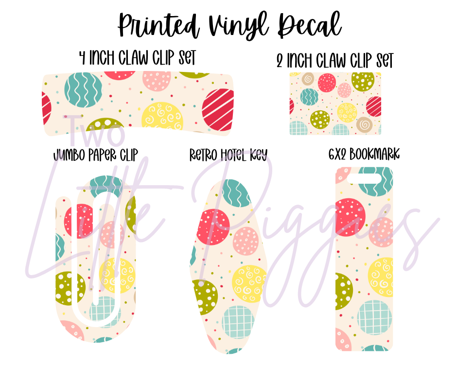 Printed Vinyl - Christmas Movies