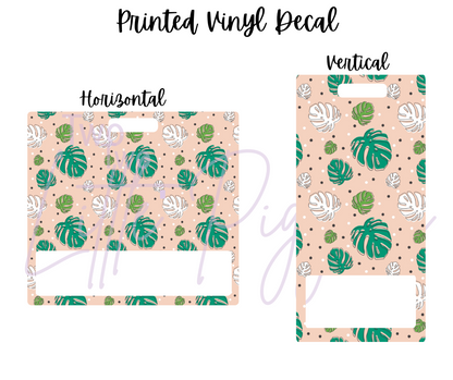 Printed Vinyl - Tropical Leaves Collection