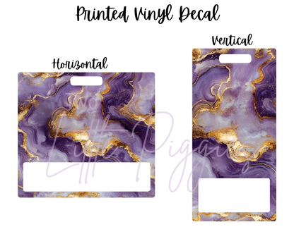 Printed Vinyl - Marbled