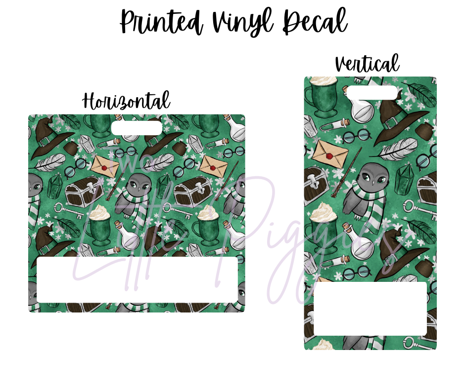 Printed Vinyl - HP - Slytherin