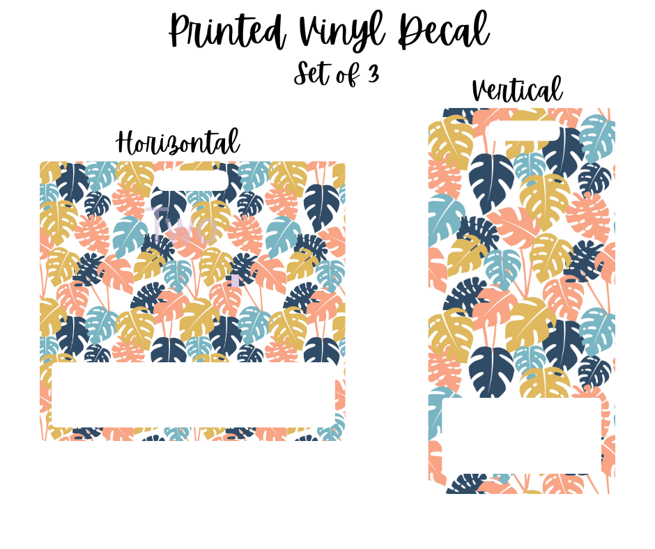 Printed Vinyl - Summer Paradise Collection