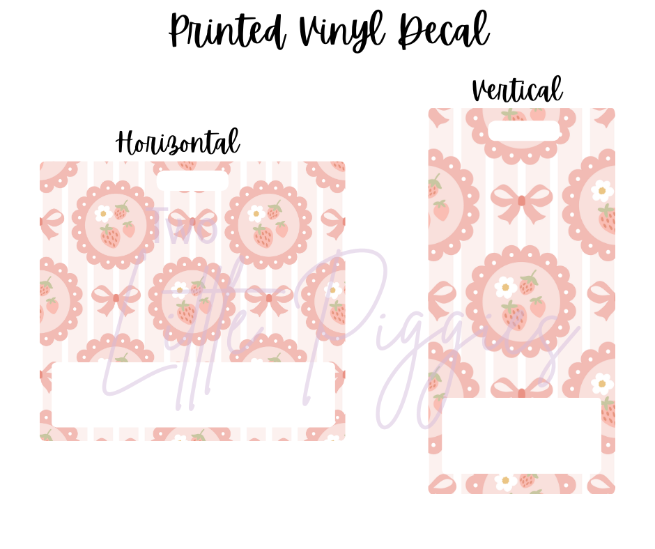 Printed Vinyl - Whimsy Strawberry Collection