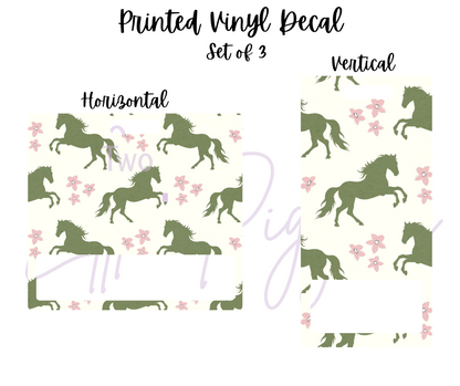 Printed Vinyl - Wild Horses Collection