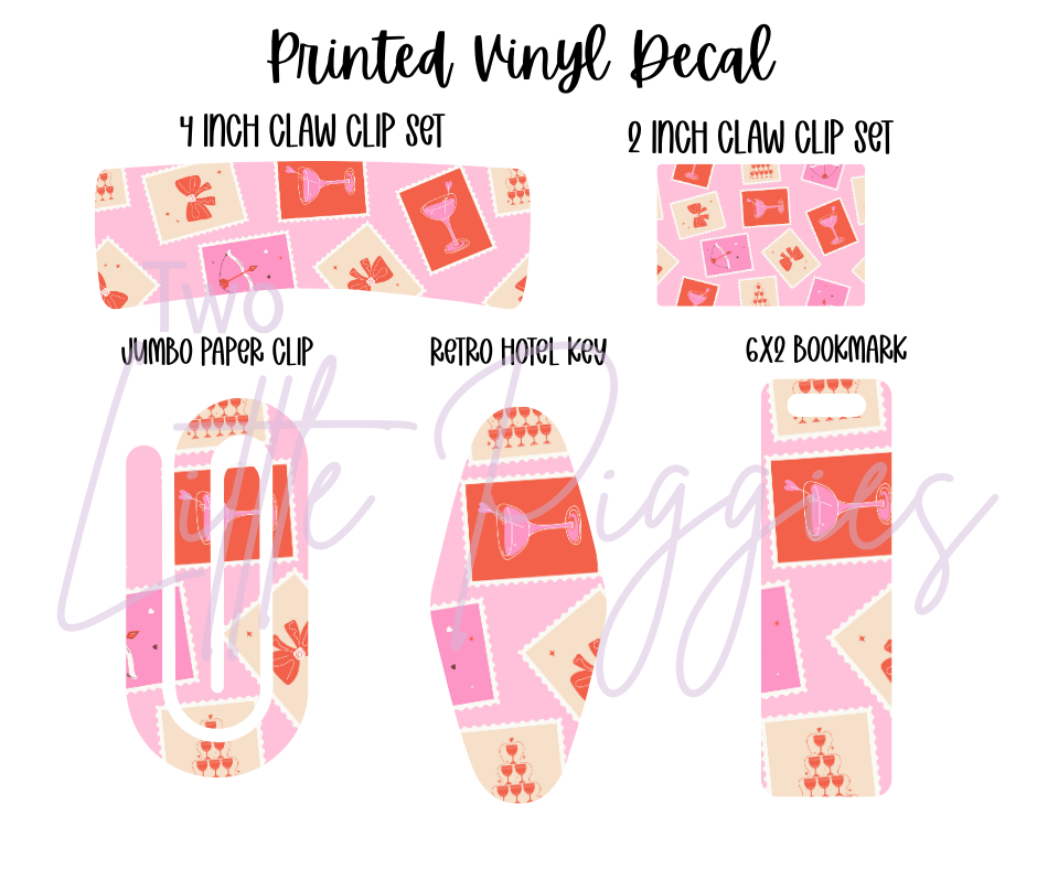 Printed Vinyl - Boho Valentine