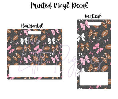 Printed Vinyl - Football Coquette