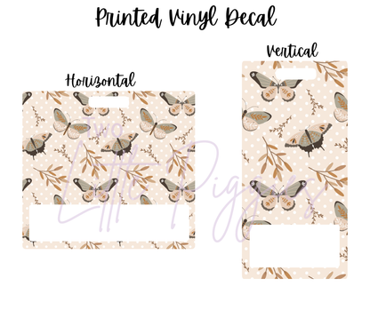 Printed Vinyl - Butterflies in the Garden