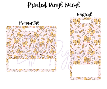 Printed Vinyl - Back to School