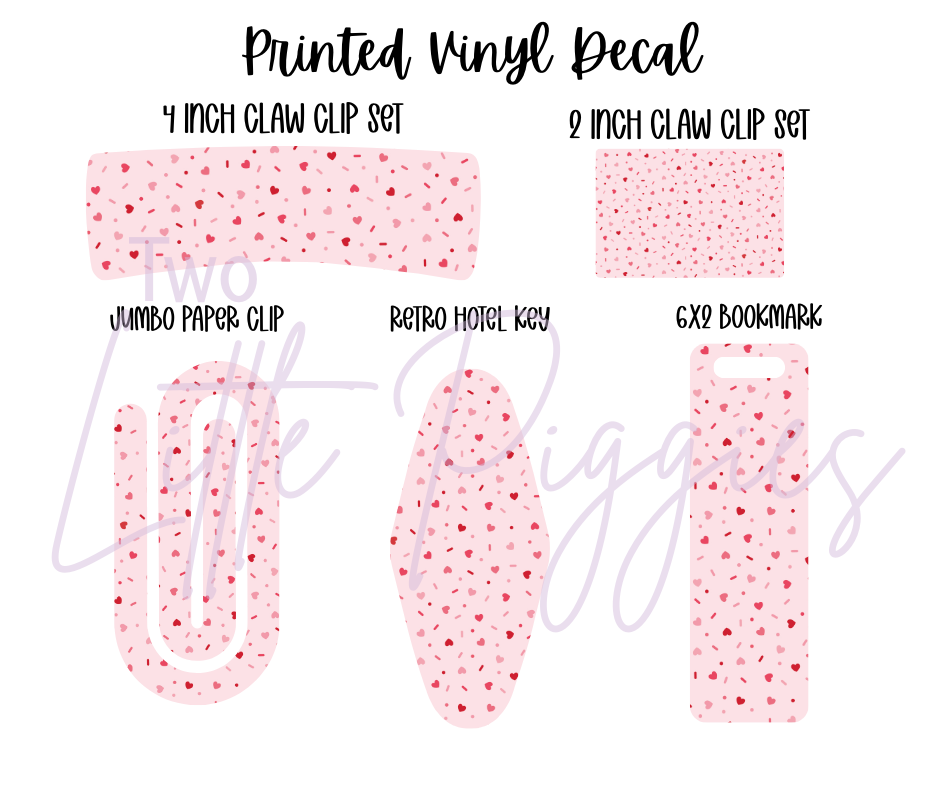 Printed Vinyl - Valentine Treats