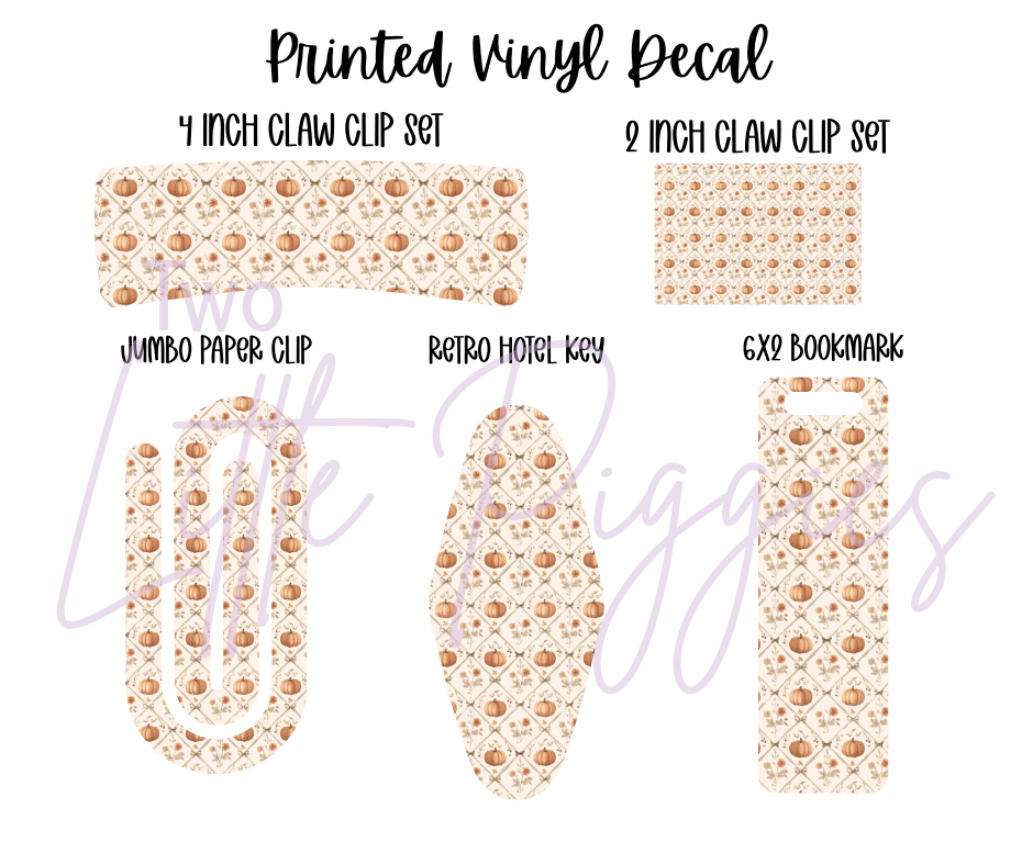 Printed Vinyl - Cozy Fall