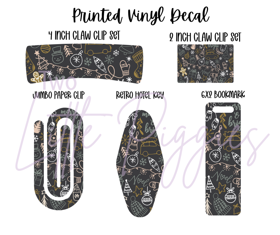 Printed Vinyl - Merry Little Christmas