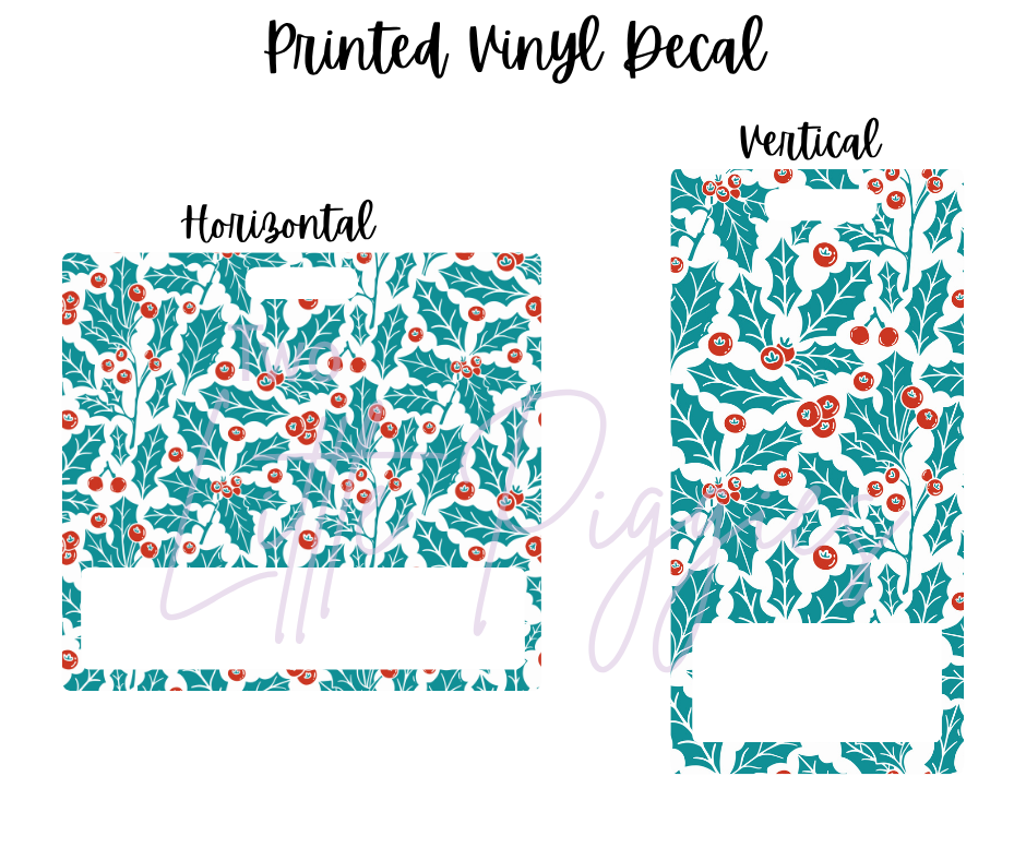 Printed Vinyl - Happy Holidays