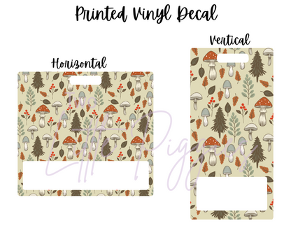 Printed Vinyl - Mushroom Forest