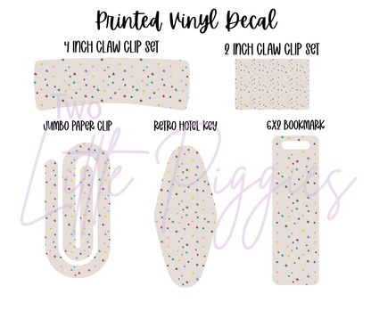 Printed Vinyl - Colorful Crosses