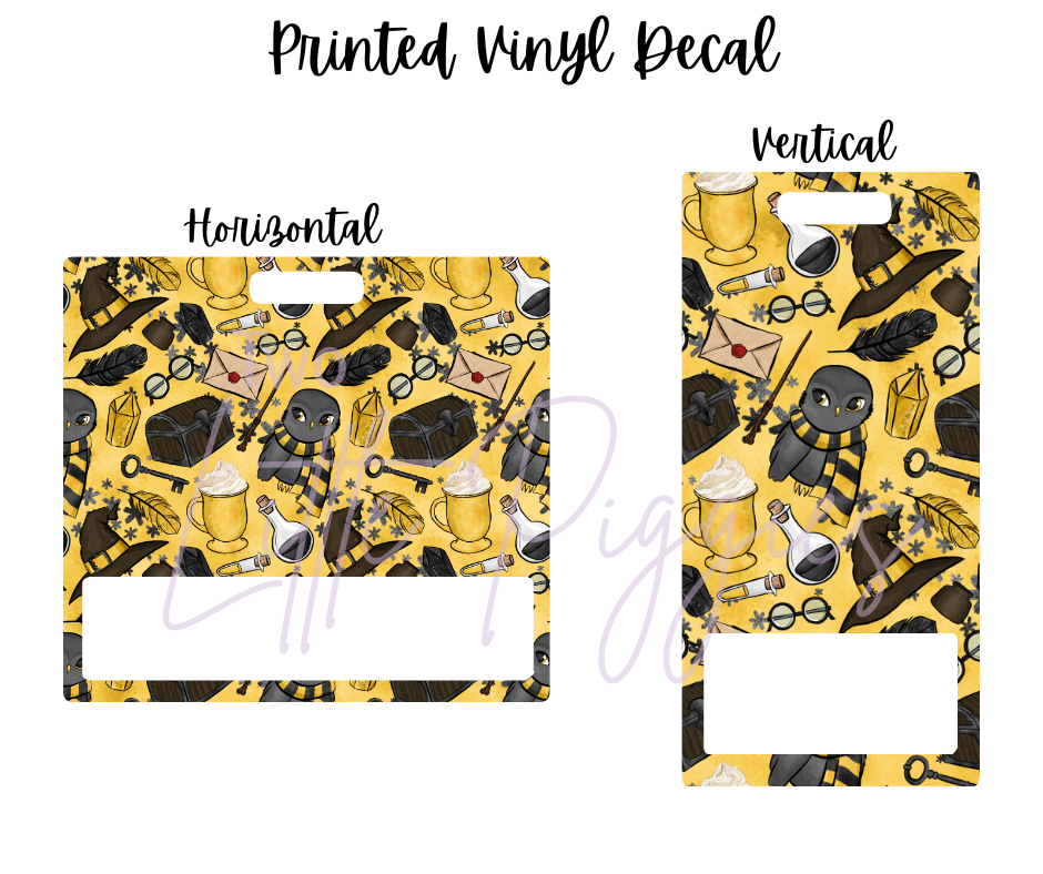 Printed Vinyl - HP - Hufflepuff