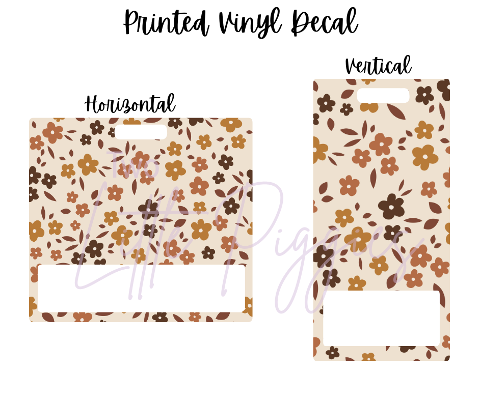 Printed Vinyl - Fall Floral