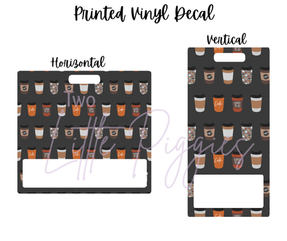 Printed Vinyl - But First Coffee