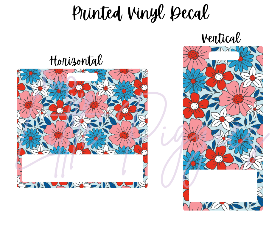 Printed Vinyl - Red, White and Blue Collection