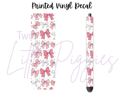 Printed Vinyl - Cutesy Bows Collection