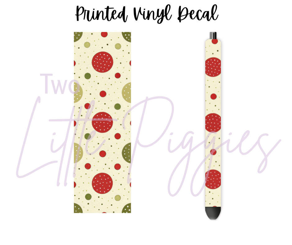 Printed Vinyl - Traditional Christmas