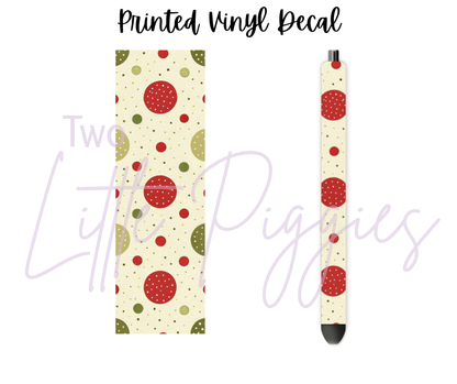 Printed Vinyl - Traditional Christmas