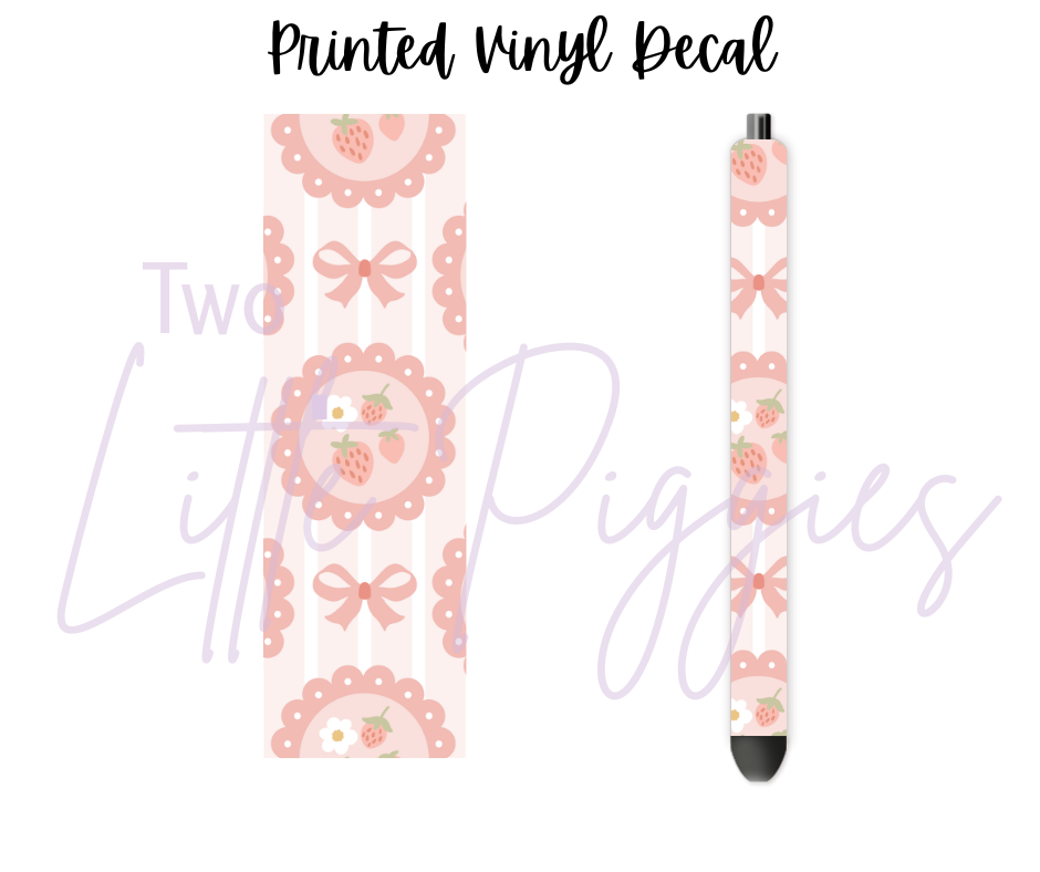 Printed Vinyl - Whimsy Strawberry Collection