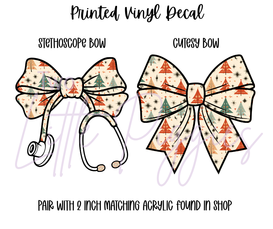 Printed Vinyl - 50s Christmas