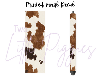 Printed Vinyl - Cowhide Collection