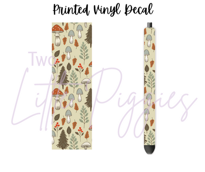 Printed Vinyl - Mushroom Forest