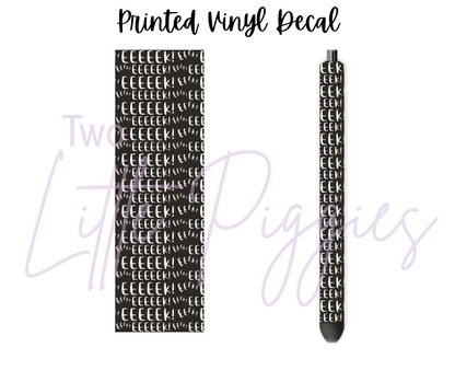 Printed Vinyl - Halloween - Boo