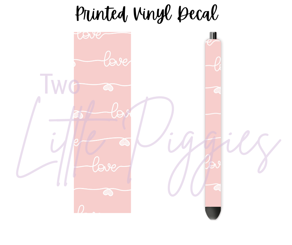 Printed Vinyl - Pastel Rainbow