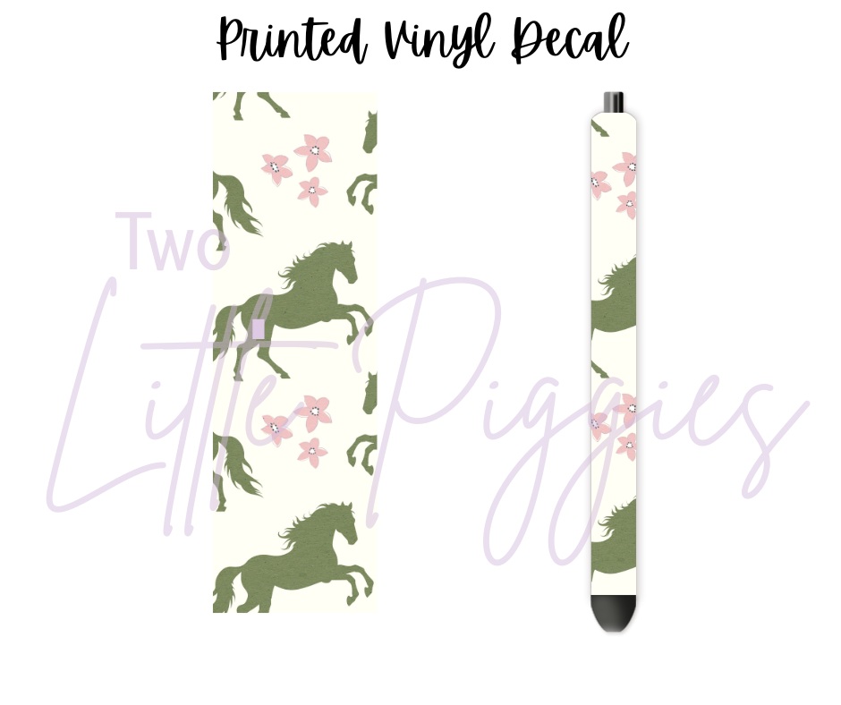 Printed Vinyl - Wild Horses Collection