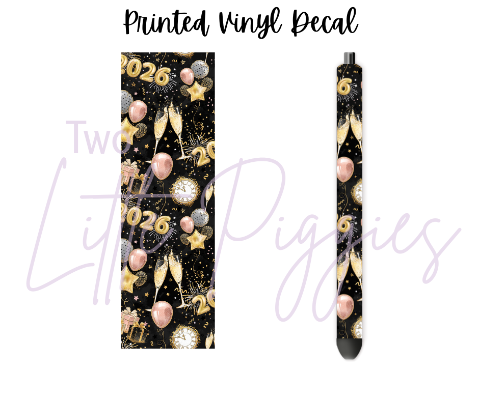 Printed Vinyl - New Years 2026