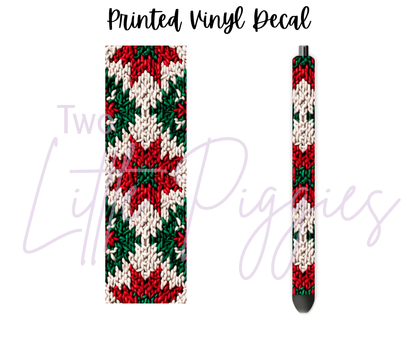 Printed Vinyl - Christmas Knits