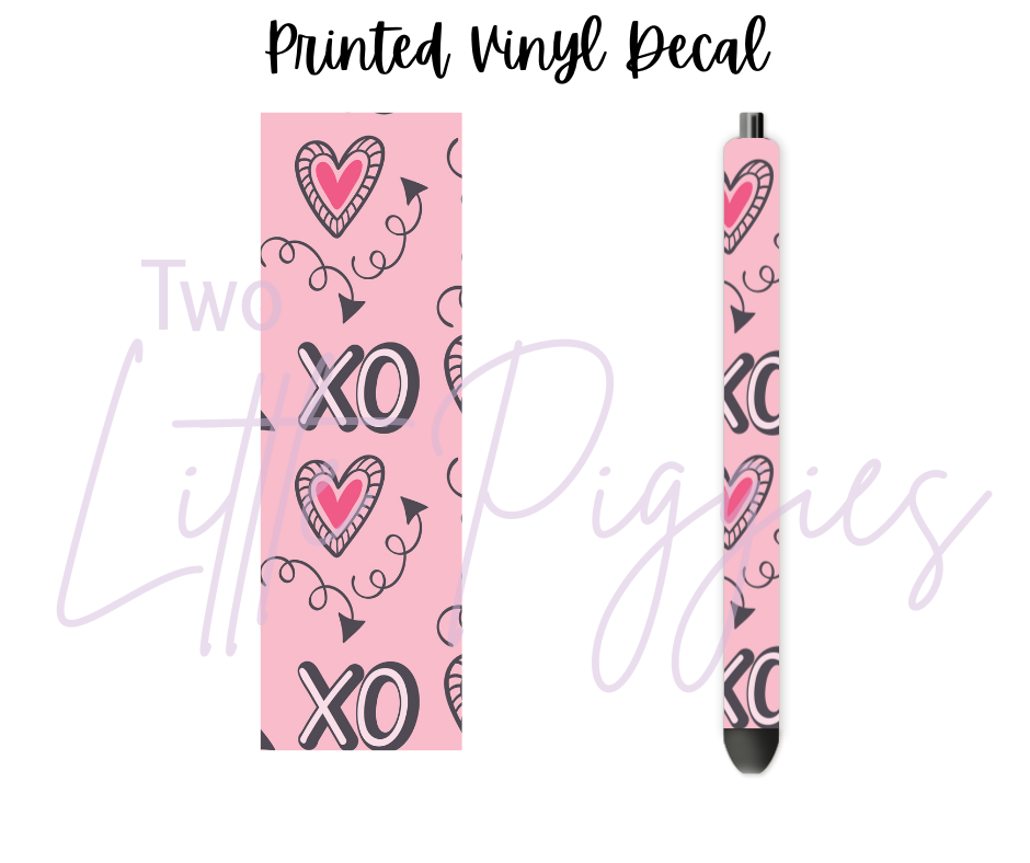 Printed Vinyl - Valentine Hearts
