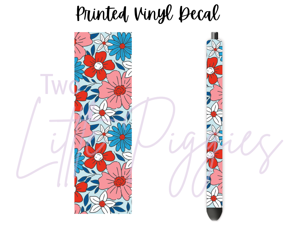 Printed Vinyl - Red, White and Blue Collection