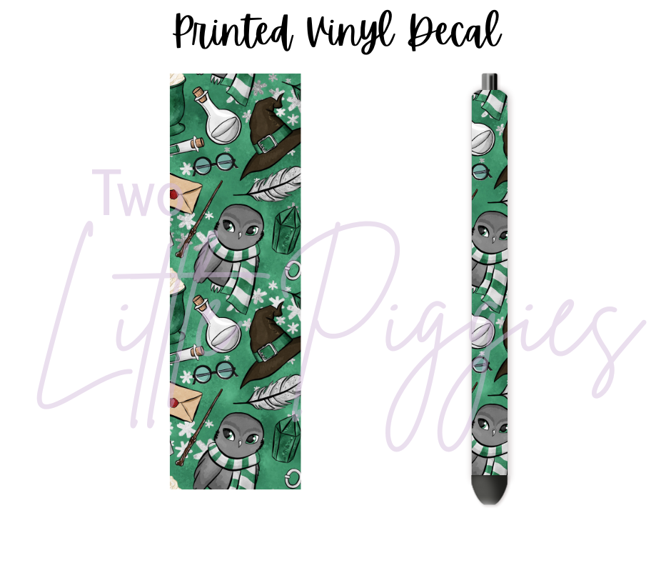 Printed Vinyl - HP - Slytherin