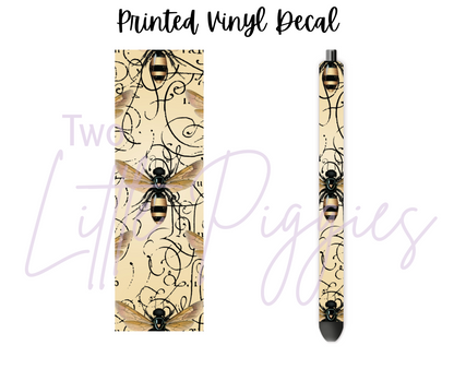 Printed Vinyl - Bumbling Bees