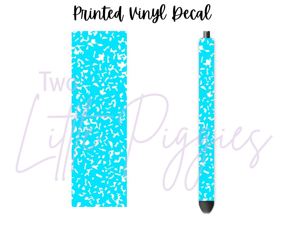 Printed Vinyl - Composition Notebook