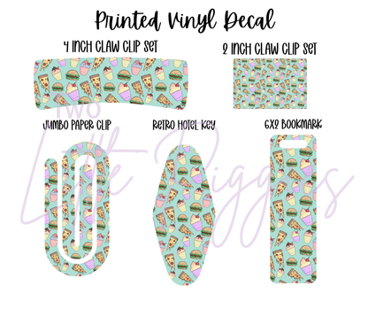 Printed Vinyl - Fast Food