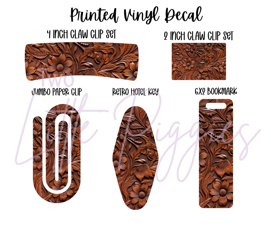 Printed Vinyl - Embossed Leather Collection