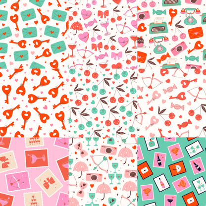 Printed Vinyl - Boho Valentine