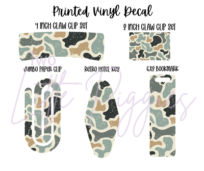 Printed Vinyl - Camouflage
