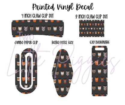 Printed Vinyl - But First Coffee