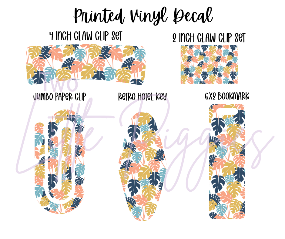 Printed Vinyl - Summer Paradise Collection